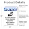 Signmission Safety Culture Sign, 12 in Width, Vinyl Decal, Rectangle OS-2PACK-NS-D-1218-V-17648 - alternate 3